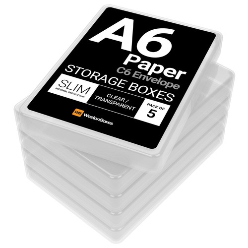 Westonboxes slim storage - a6,