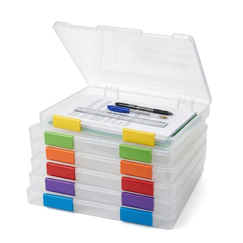 Pcs file box clear - a4,