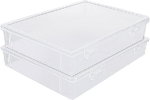 Plastic storage boxes with - a4,