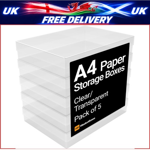 Westonboxes plastic storage - a4,