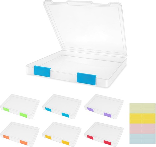 Pcs file box clear - a4,