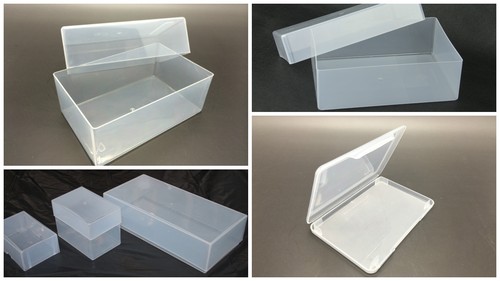 Plastic boxes stationery - plastic,