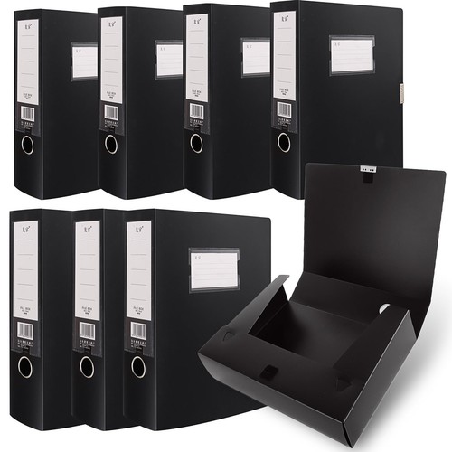 Pack box files black - pack, files,